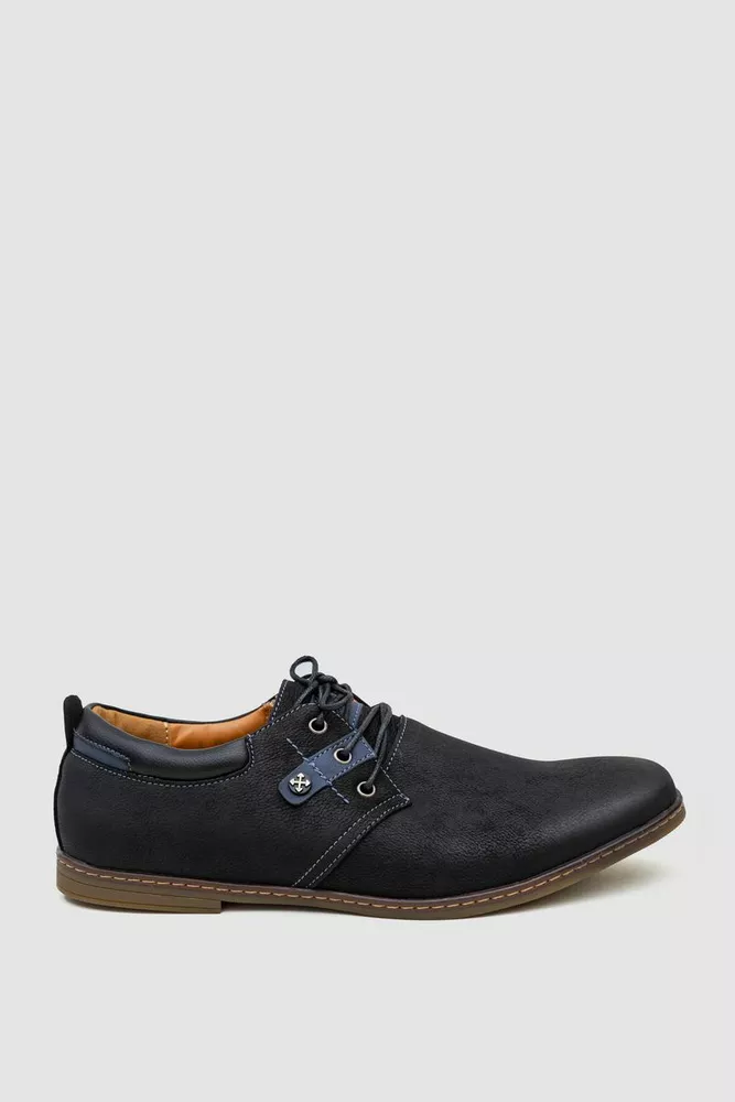 Купить Туфли мужские, цвет черный, 243RA1218-1 оптом - Фото №1