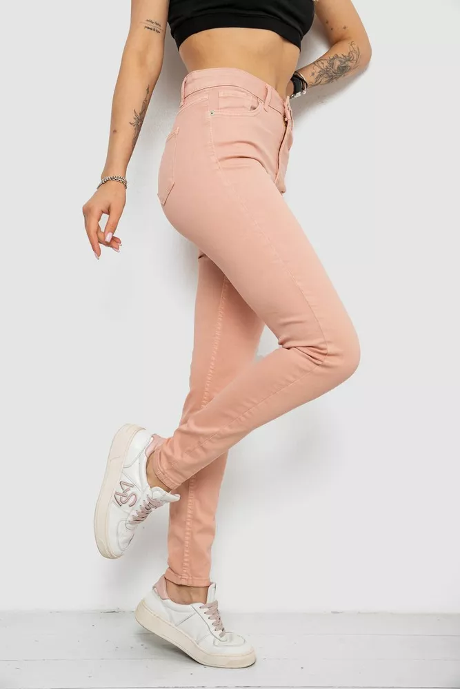 Купити Джинси жіночі Slim Fit, колір пудровий, 182R1489S19 - Фото №3