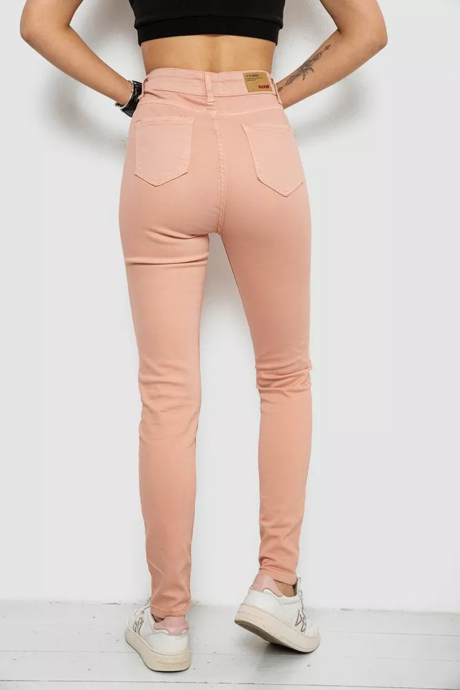Купити Джинси жіночі Slim Fit, колір пудровий, 182R1489S19 - Фото №4