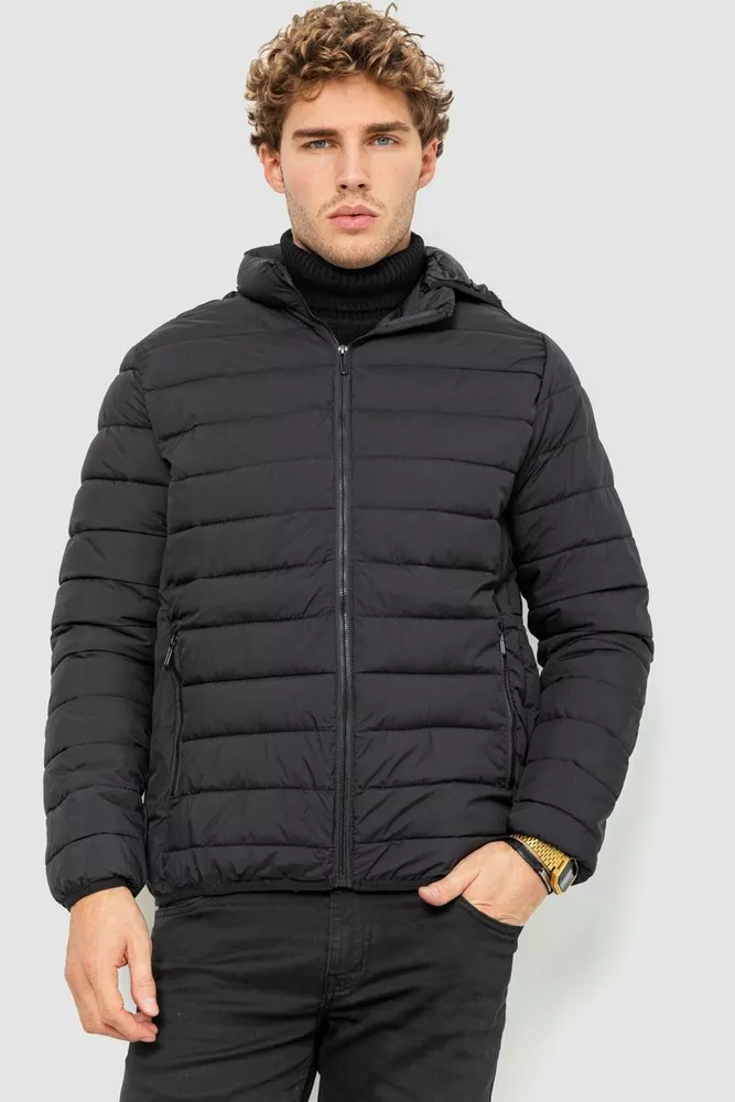 Купить Куртка мужская демисезонная, цвет черный, 234R518 - Фото №1