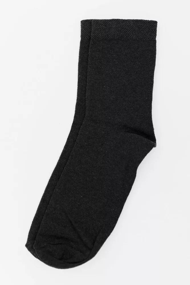 Купити Шкарпетки чоловічі, колір темно-сірий, 151R029 - Фото №1