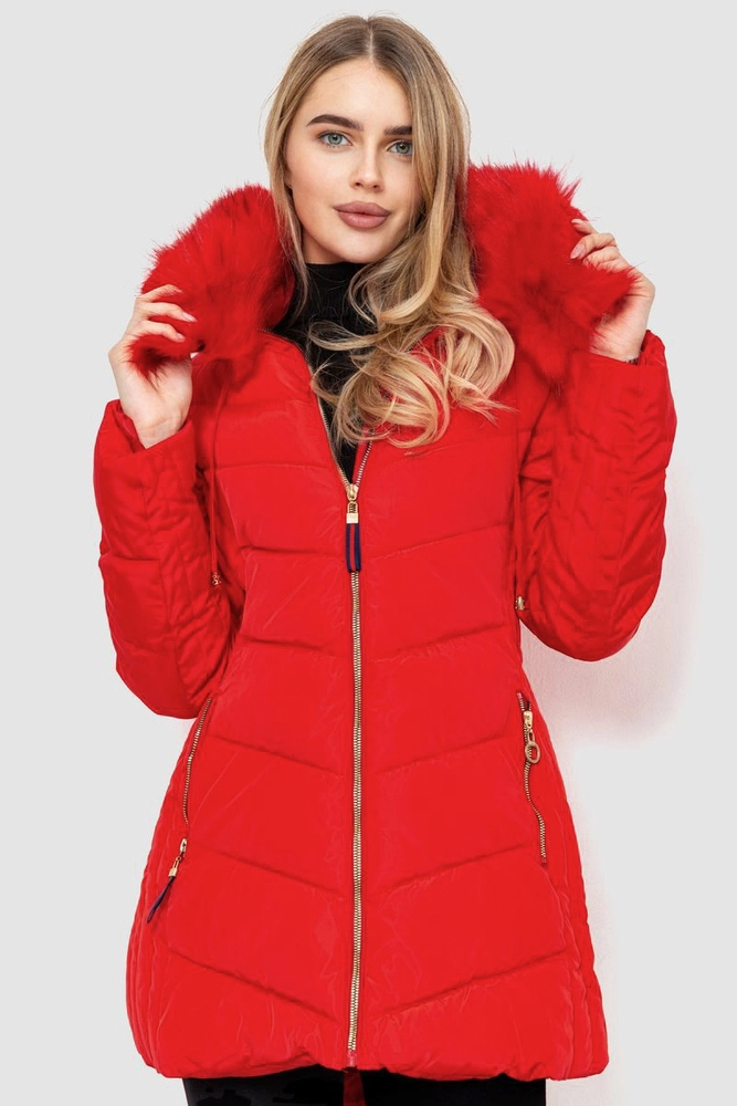 Купить Куртка женская демисезонная, цвет красный, 235R819-66 - Фото №1