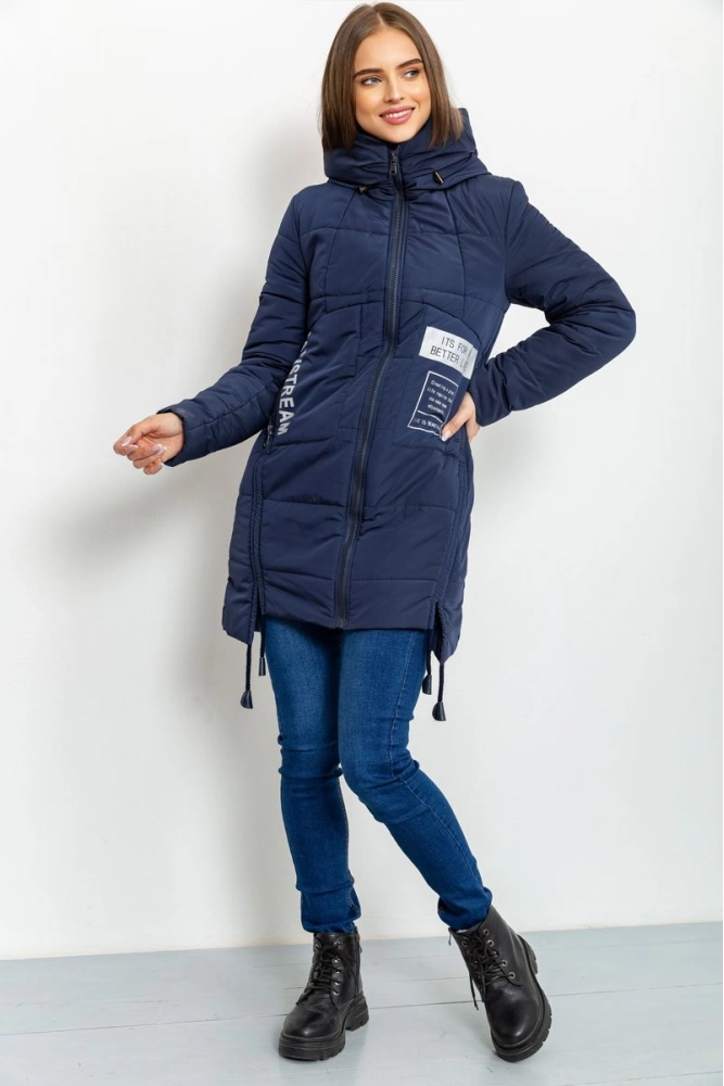 Купити Куртка жіноча зимова, колір синій, 207RKK1 - Фото №1