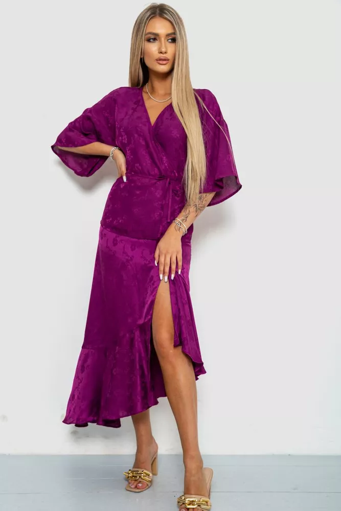 Купить Костюм женский классический, цвет фиолетовый, 244R293 - Фото №1