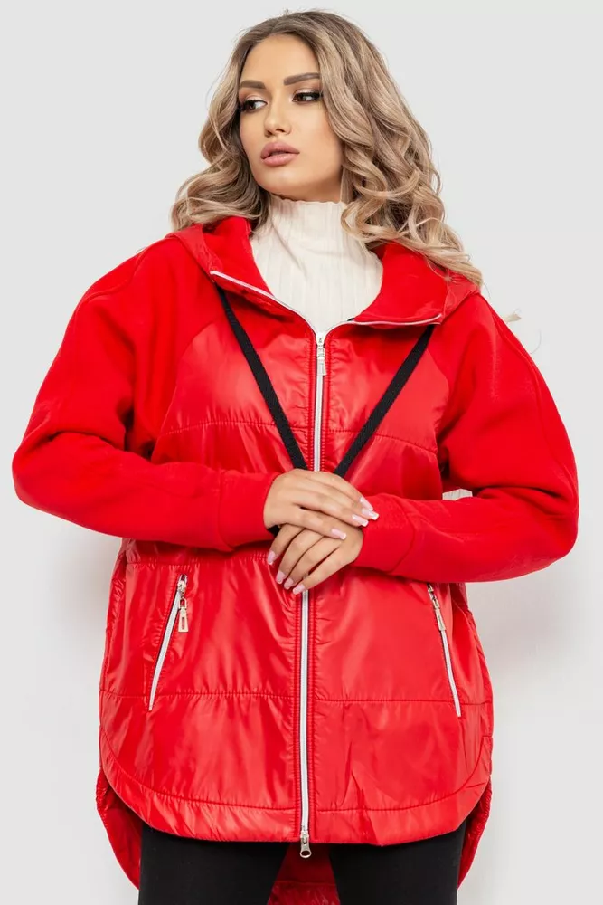 Купити Куртка жіноча демісезонна, колір червоний, 102R5188 оптом - Фото №1