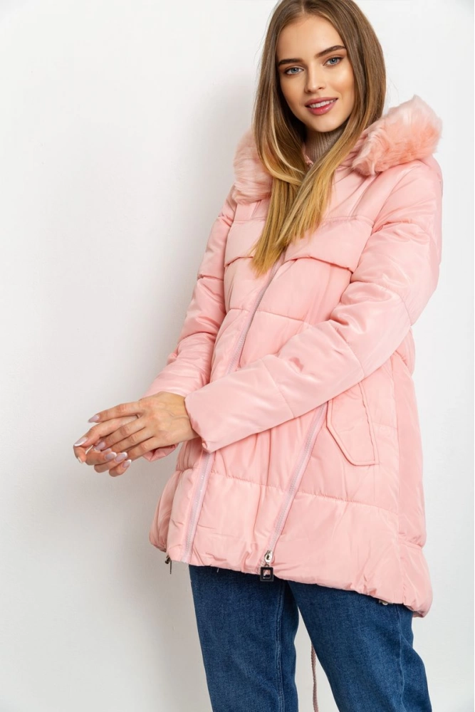 Купити Куртка жіноча демісезонна, колір рожевий, 167R822-1 - Фото №1