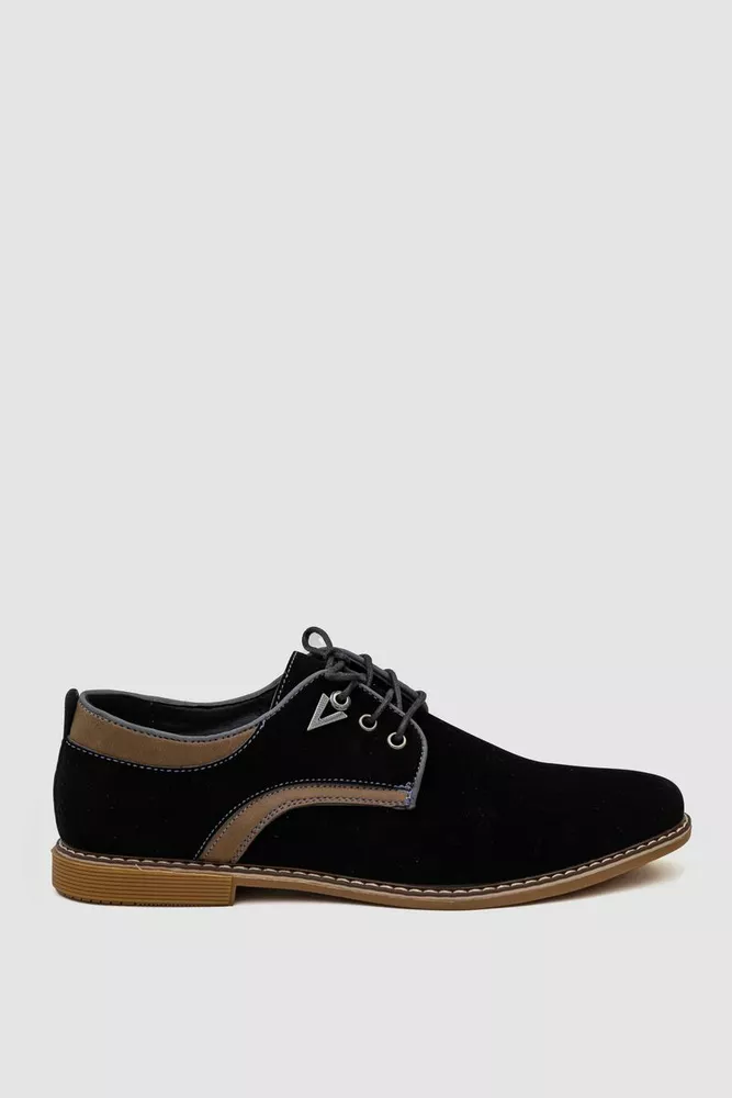 Купити Туфлі чоловічі, колір чорний, 243RA1226-1 - Фото №1