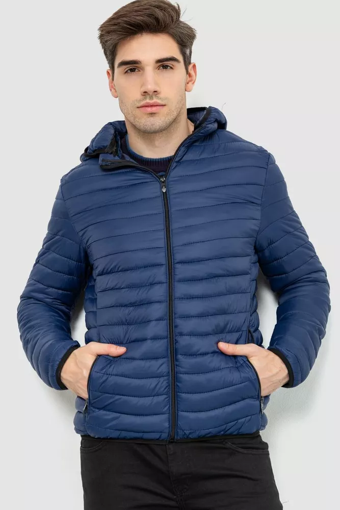 Купить Куртка мужская демисезонная, цвет синий, 234R8217 - Фото №1