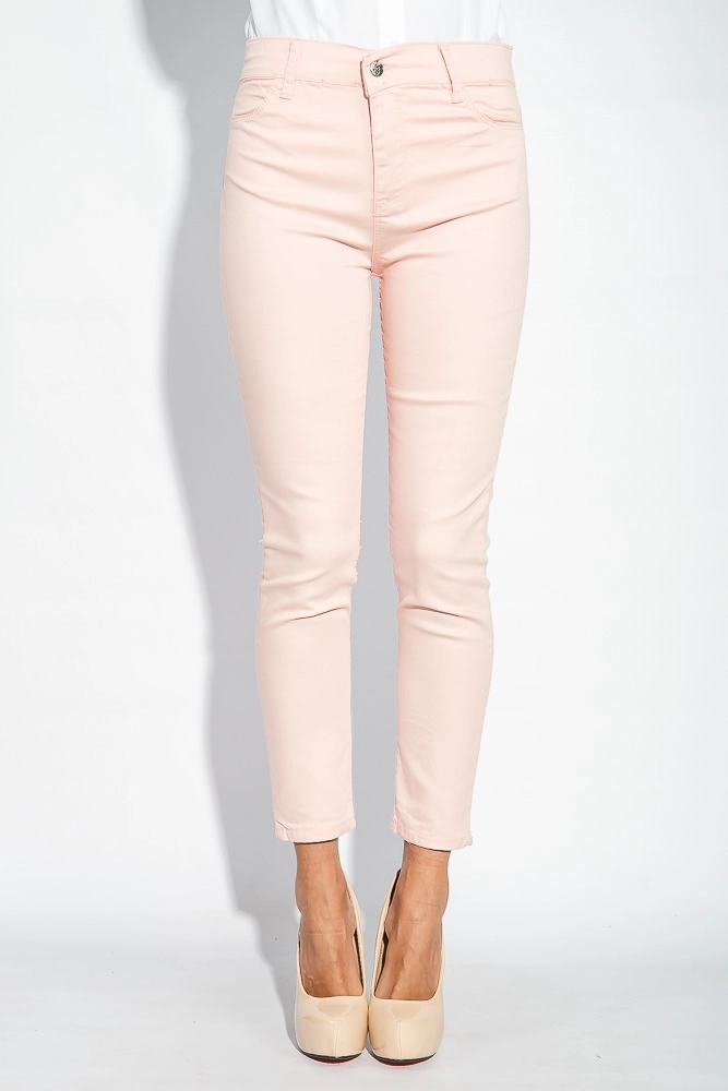 Купити Летние брюки женские,короткие персиковые №254F006 - Фото №1
