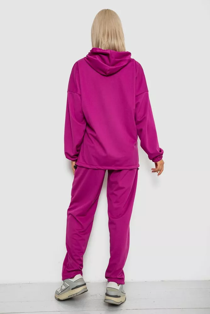 Купити Спортивний костюм жіночий, колір фуксія, 238R114-3 - Фото №4