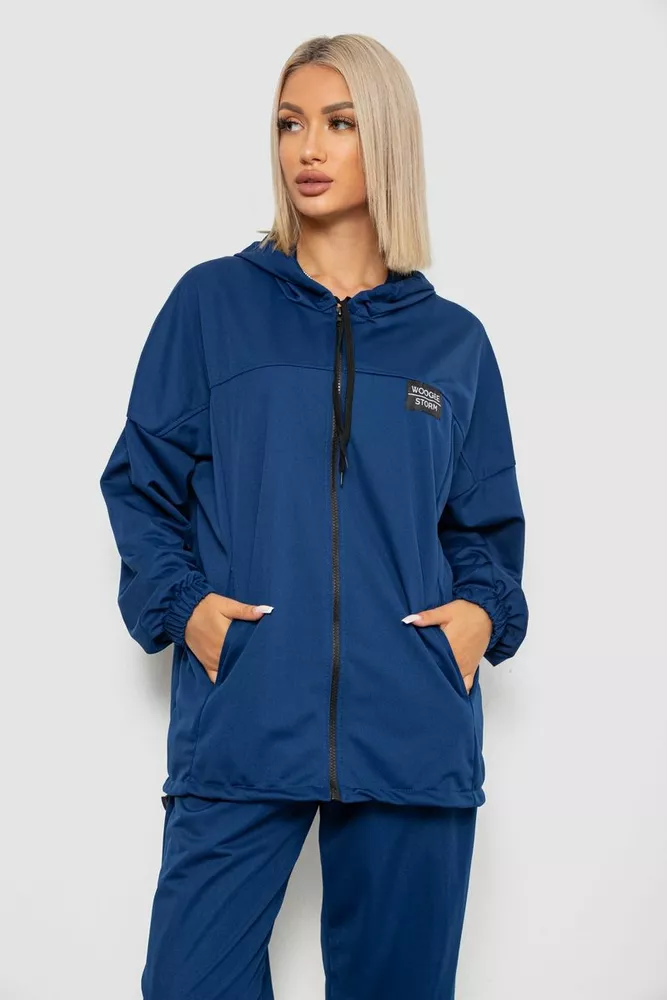 Купити Спортивний костюм жіночий, колір синій, 238R114-3 - Фото №2