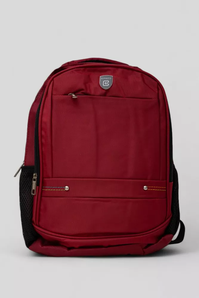 Купити Рюкзак шкільний, колір бордовий, 243RB300-16 оптом - Фото №1