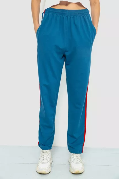 Спорт штани жіночі, колір петроль, 219R125