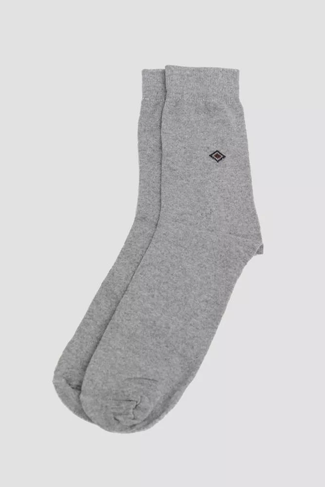 Купити Шкарпетки чоловічі, колір світло-сірий, 167R533 - Фото №1