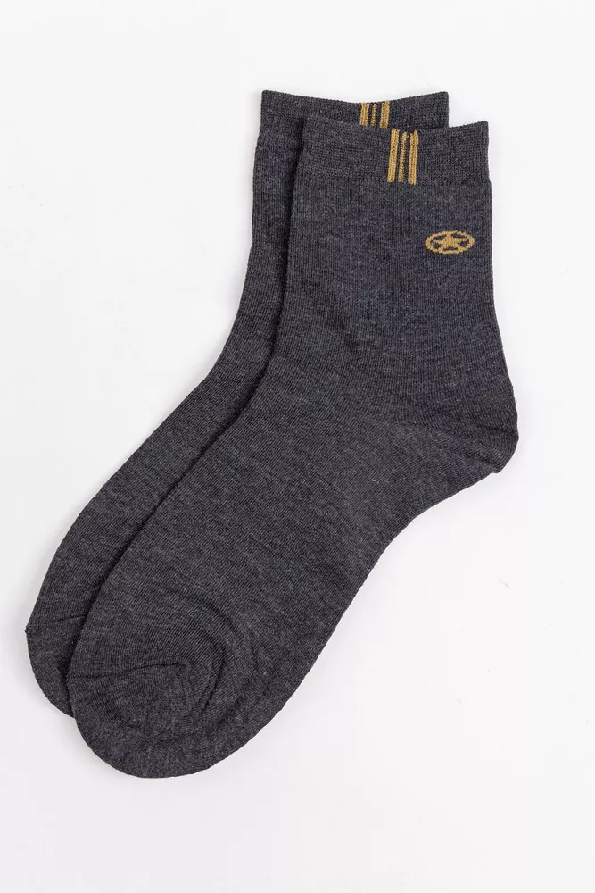 Купити Шкарпетки чоловічі, колір грифельний, 131R21-2-04 оптом - Фото №1