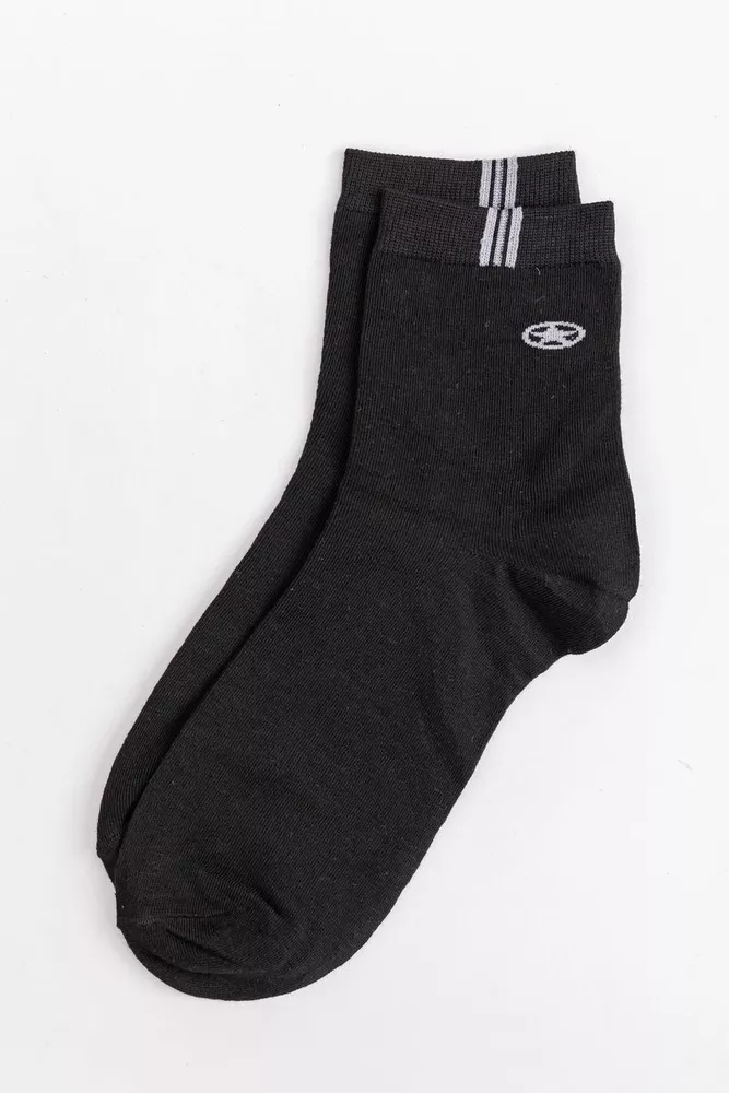 Купити Шкарпетки чоловічі, колір чорний, 131R21-2-04 - Фото №1