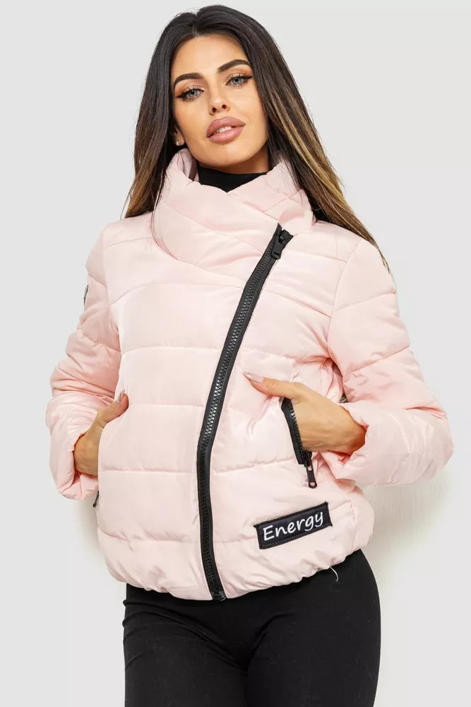 Купити Куртка жіноча, колір світло-рожевий, 235R8803-6 оптом - Фото №1