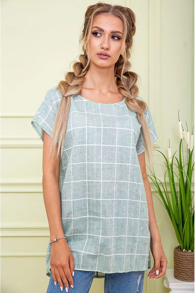 Купити Блуза жіноча, колір оливковий, 119R1-3 оптом - Фото №1