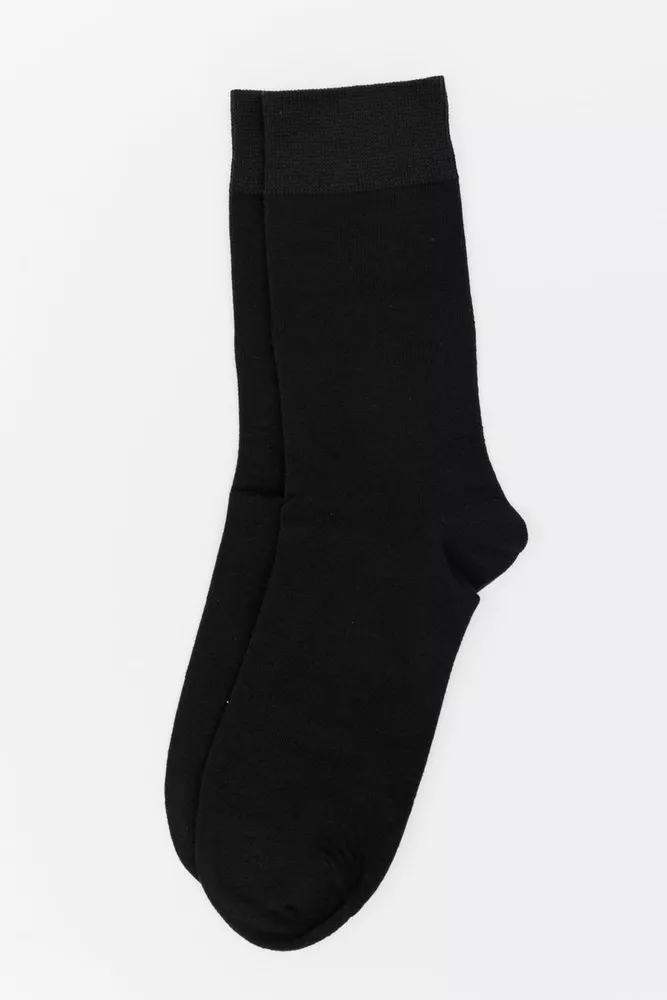 Купить Носки мужские высокие, цвет черный, 151RF550 оптом - Фото №1