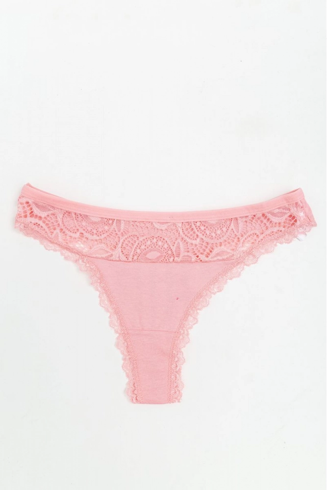 Купити Труси жіночі стрінги, колір рожевий, 131R232 оптом - Фото №1