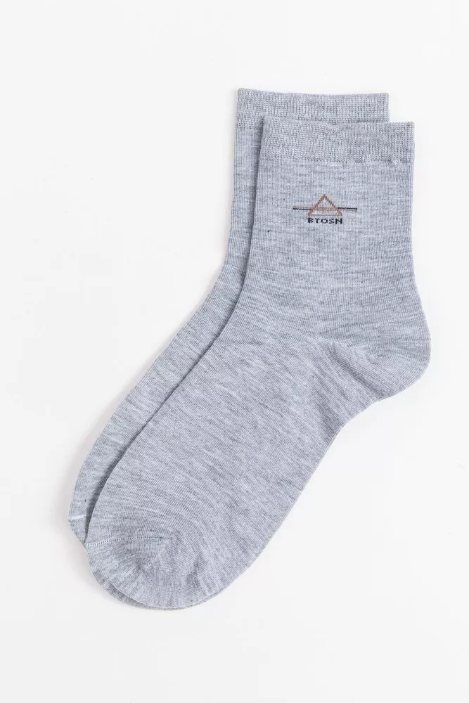 Купити Шкарпетки чоловічі, колір сірий, 131R21-2-02 - Фото №1