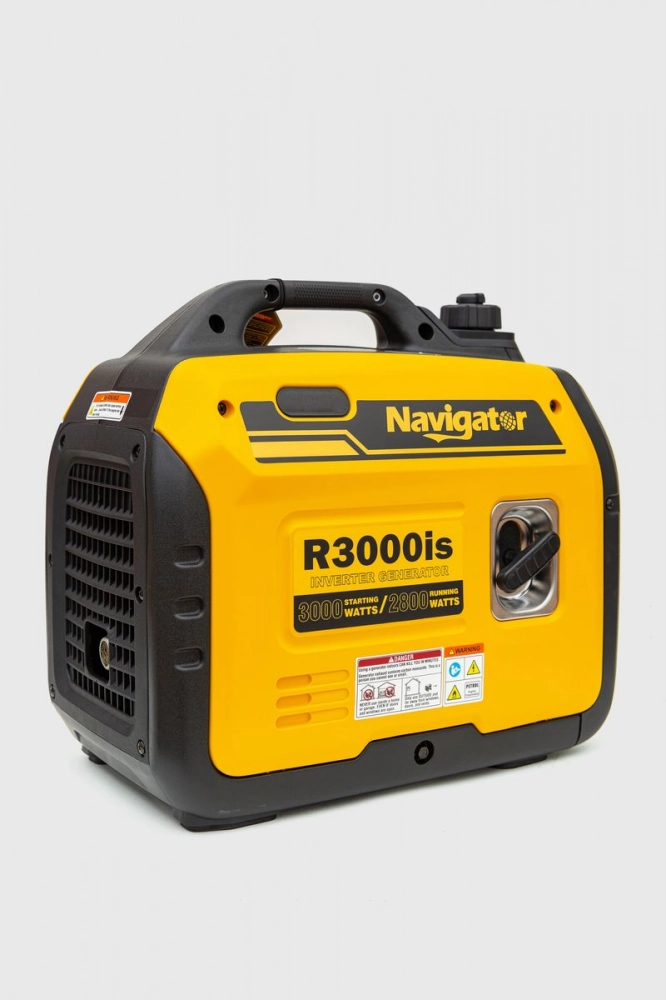 Купить Генератор бензиновый инверторный 2,8 кВт NAVIGATOR, цвет желто-черный, R3000IS - Фото №1