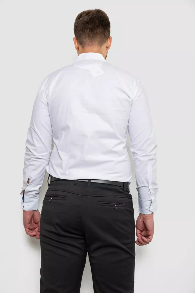 Купити Сорочка чоловіча, колір білий, 214R7002 оптом - Фото №4