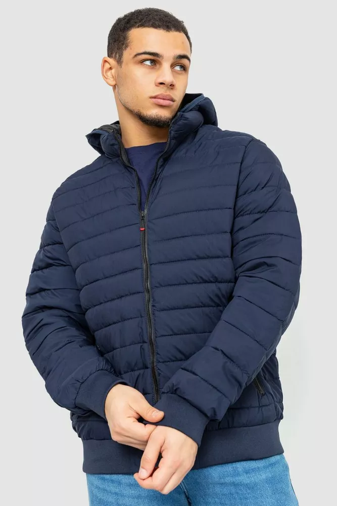 Купить Куртка мужская демисезонная, цвет темно-синий, 234R88915 оптом - Фото №1