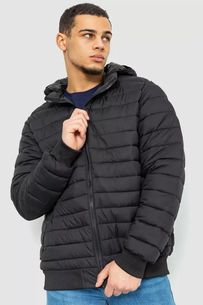 Купить Куртка мужская демисезонная, цвет черный, 234R88915 - Фото №1