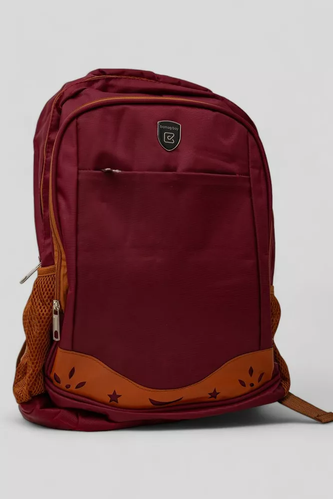 Купити Рюкзак шкільний, колір бордовий, 243RB300-22 - Фото №1