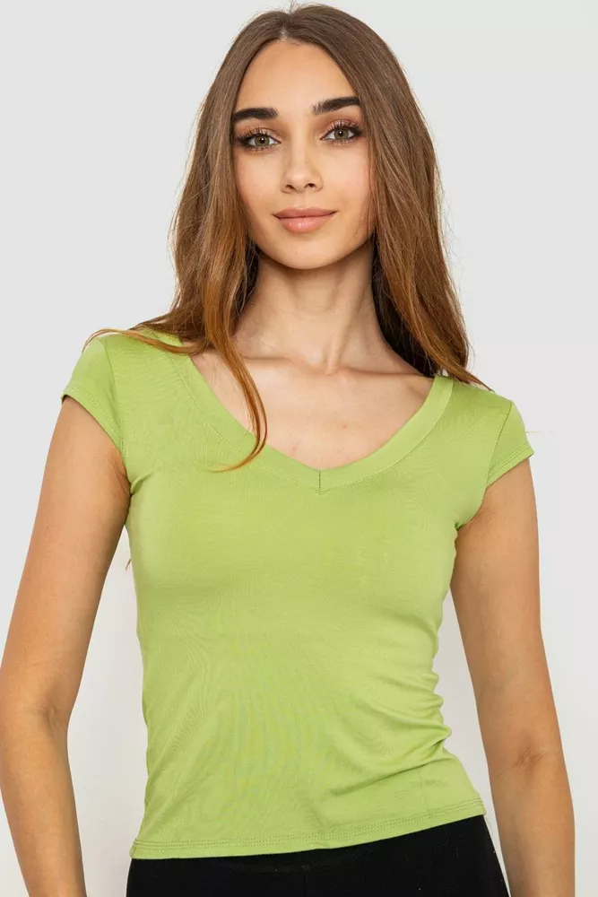 Купити Майка жіноча, колір світло-зелений, 186R301 - Фото №1