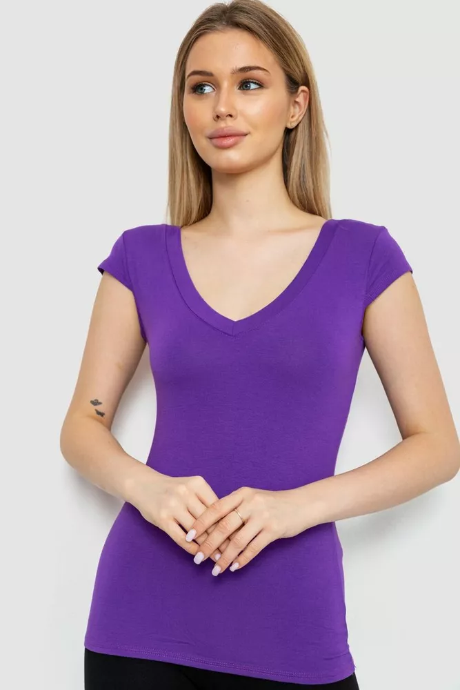 Купити Майка жіноча, колір фіолетовий, 186R301 оптом - Фото №1