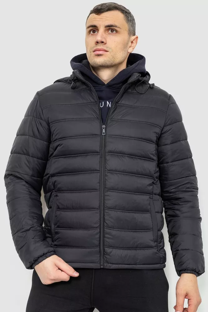 Купить Куртка мужская демисезонная, цвет черный, 234R2205 - Фото №1
