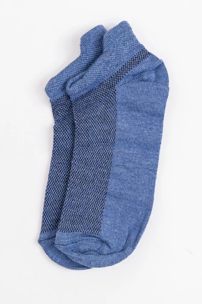 Купити Шкарпетки жіночі короткі, колір джинс, 131R232-1 оптом - Фото №1