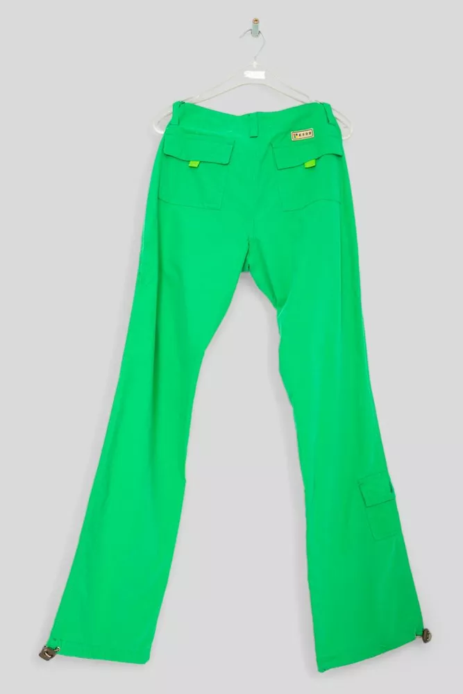 Купить Штаны женские свободного кроя, цвет зеленый, 186R503 - Фото №1
