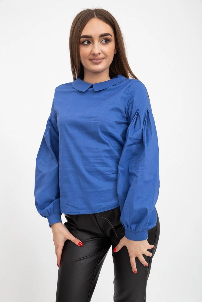 Купити Блузка жіноча, колір синій, 115R199D - Фото №1