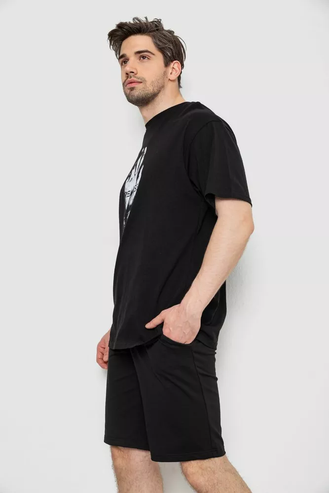 Купити Костюм чоловічий повсякденний  -уцінка, колір чорний, 238R1575-U - Фото №3