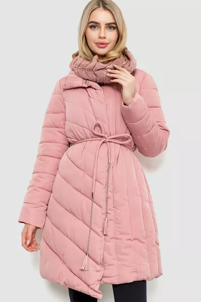Куртка жіноча + хомут, колір рожевий, 131R9082