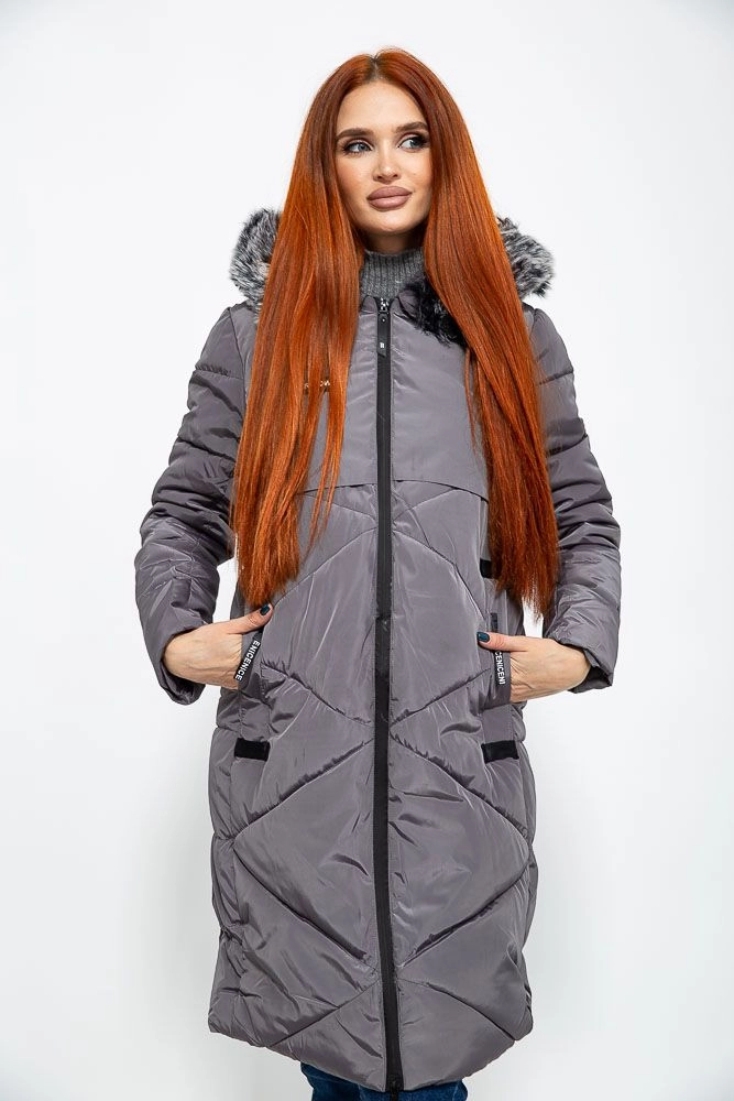 Купити Куртка жіноча  - уцінка, колір сірий, 129R18401-2-U - Фото №1