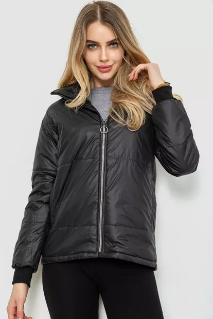 Куртка женская демисезонная, цвет черный, 244R1505