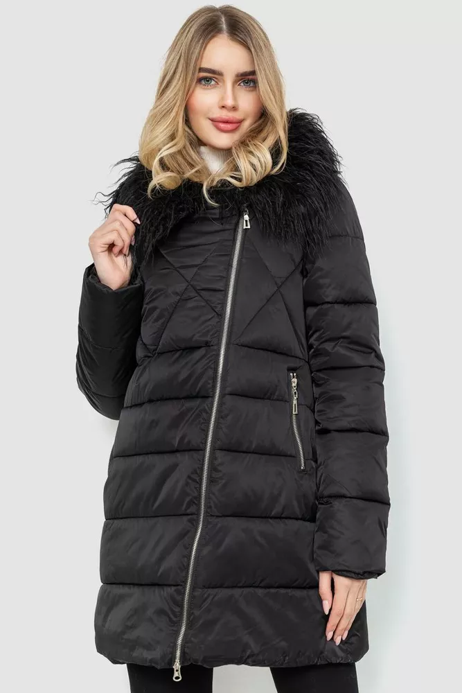 Купити Куртка жіноча, колір чорний, 235R5069 - Фото №1