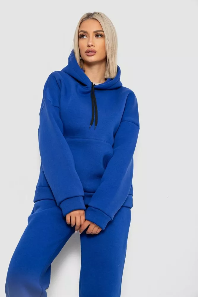 Купити Спортивний костюм жіночий на флісі, колір електрик, 238R5726 - Фото №2