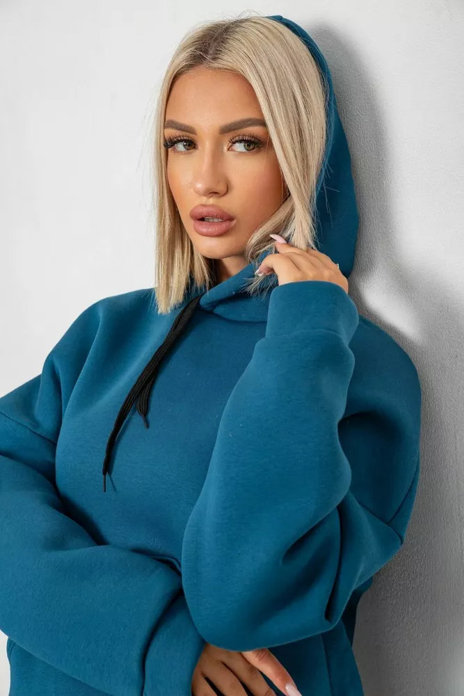 Купити Спортивний костюм жіночий на флісі, колір синій, 238R5726 - Фото №5