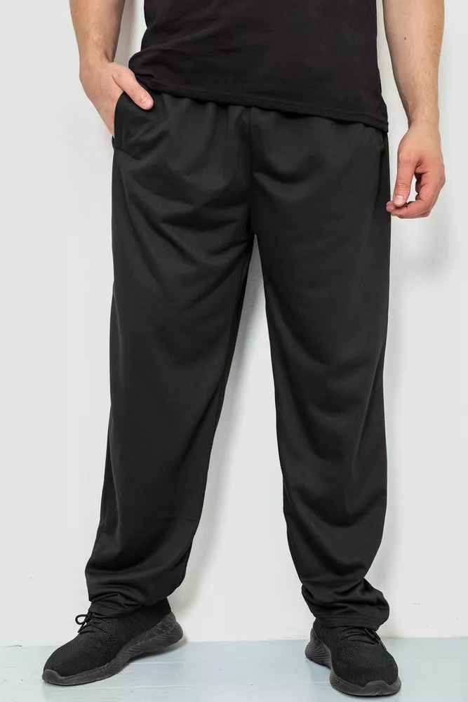 Купить Спорт штаны мужские, цвет черный, 244R10018 - Фото №1