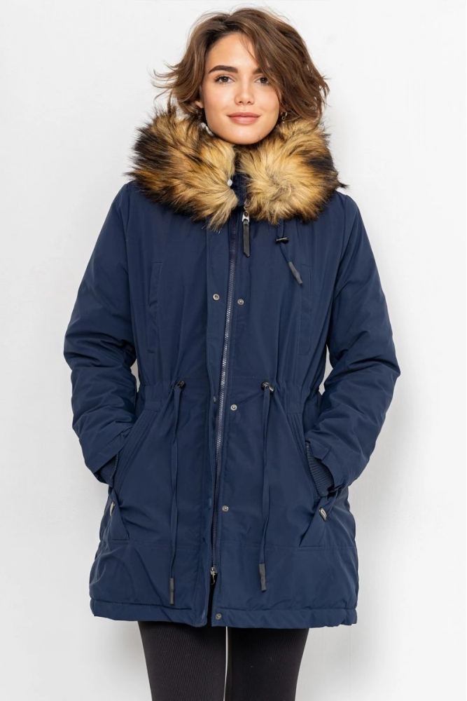 Купить Куртка женская, цвет темно-синий, 224R19-10 оптом - Фото №1