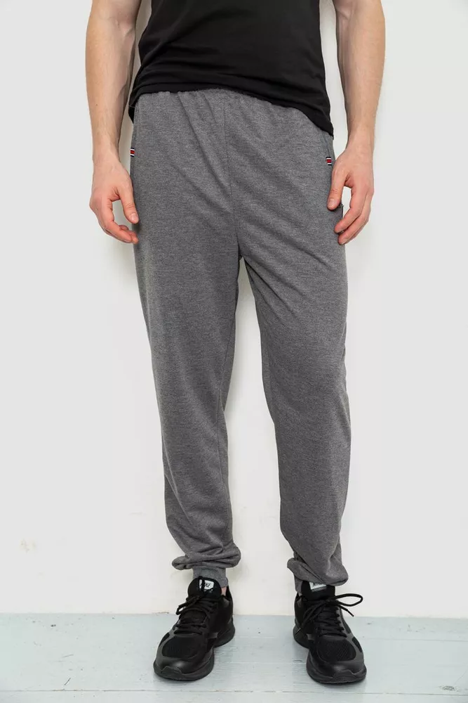 Купить Спорт штаны мужские, цвет серый, 244R4770 - Фото №1