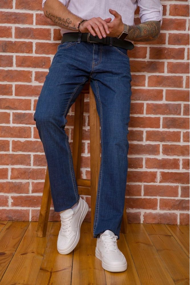 Купити Джинси чоловічі  -уцінка, колір джинс, 194R40100-U-1 - Фото №1