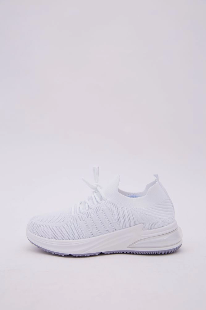 Купити Жіночі білі кросівки з текстилю 197R320-451 - Фото №1