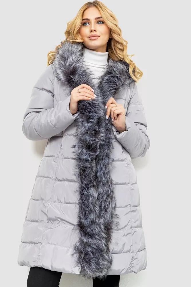 Купити Куртка жіноча, колір сірий, 235R192 оптом - Фото №1