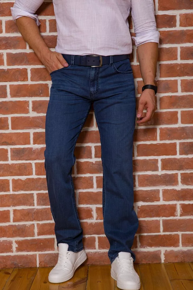 Купить Джинсы мужские легкие, цвет джинс, 194R60400 - Фото №1